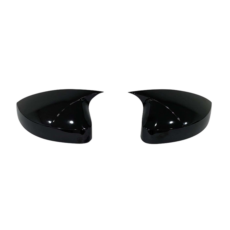 Side Mirror Cover Caps Fits Audi A3 S3 2008-2016 Piano Black 2 Pcs