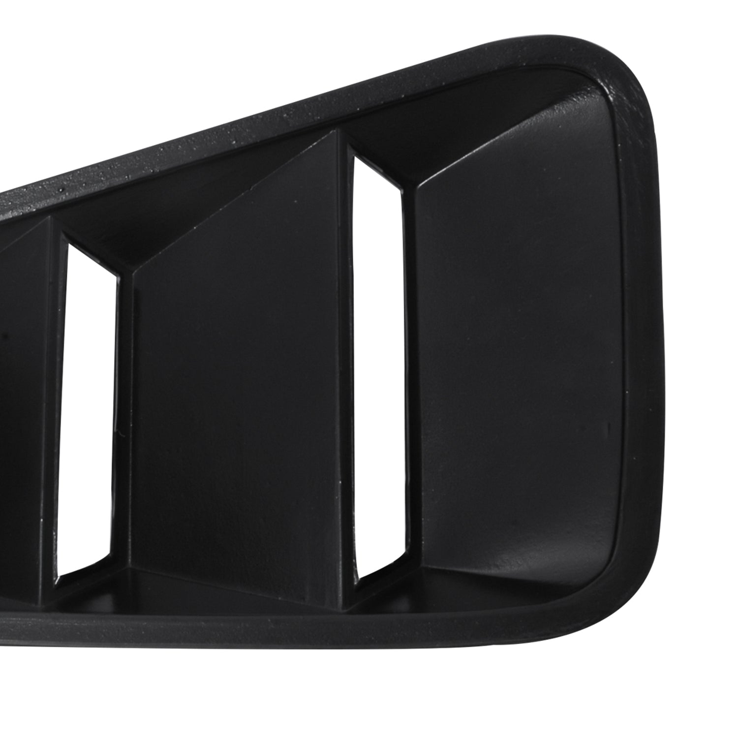 2005-2014 Ford Mustang Textured Black ABS Quarter Side Window Louvers Vent