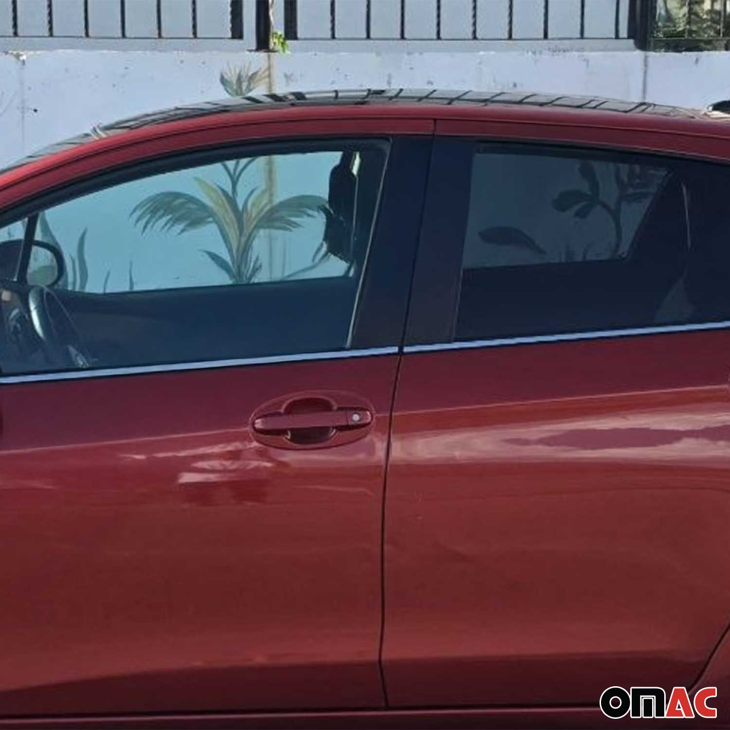 2013-2020 Toyota Yaris Window Molding Trim Streamer Stainless Steel Silver 4 Pcs