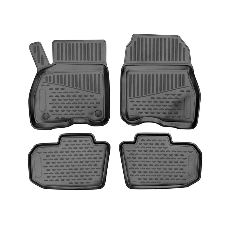 2018-2024 Nissan Leaf Floor Mats Liners Full Set All Weather Black