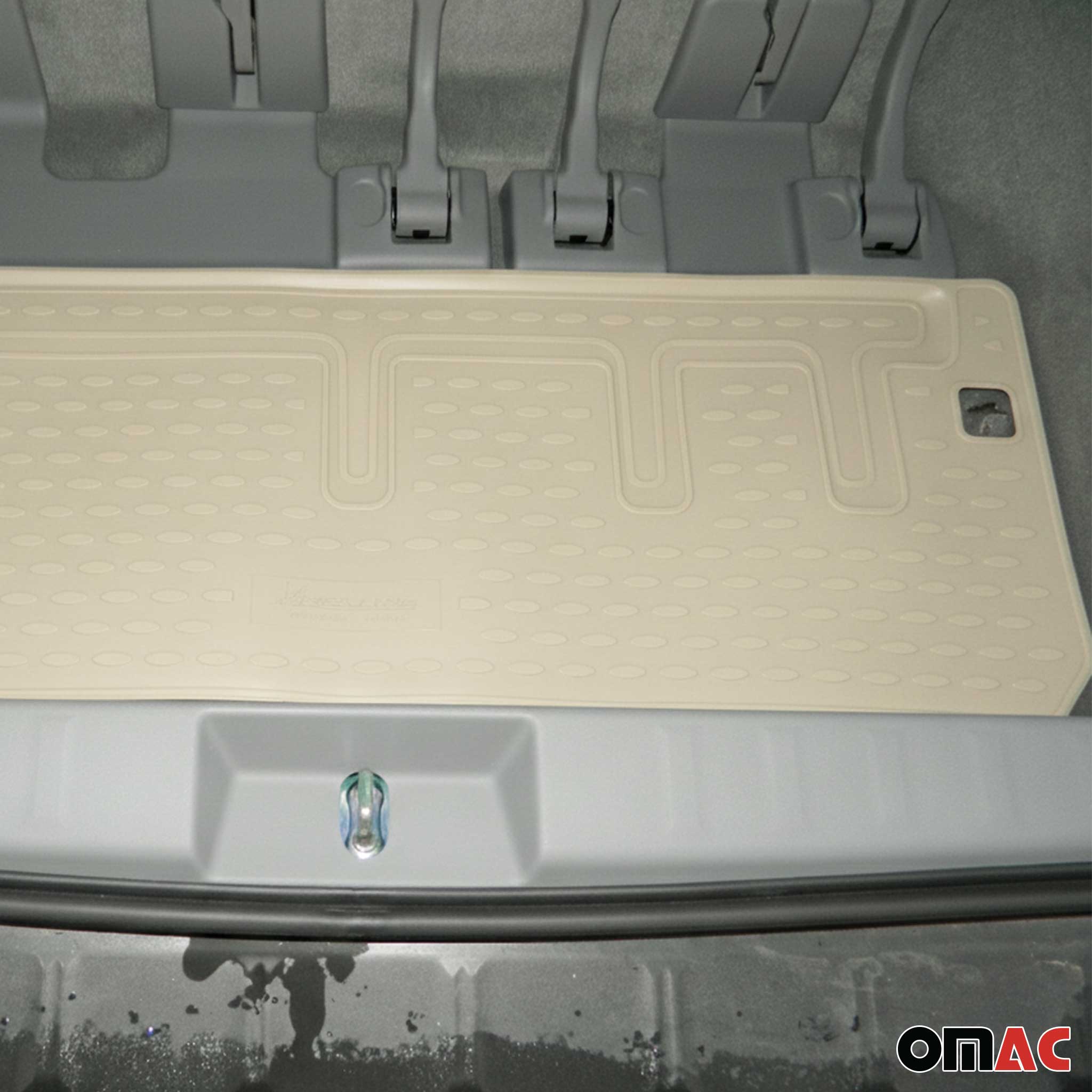 2011-2020 Toyota Sienna 3.gen Behind 3rd Row Cargo Liner Trunk Mat All Weather Beige