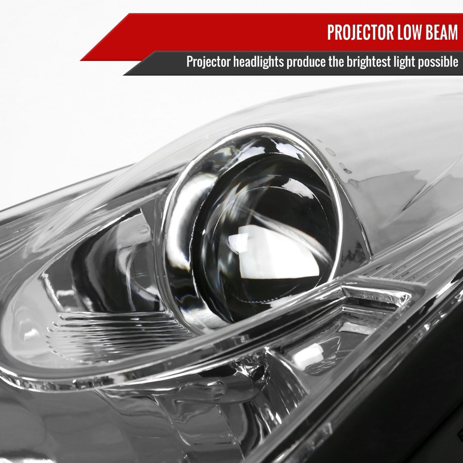 2000-2005 Toyota Celica Projector Headlights Chrome Housing/Clear Lens