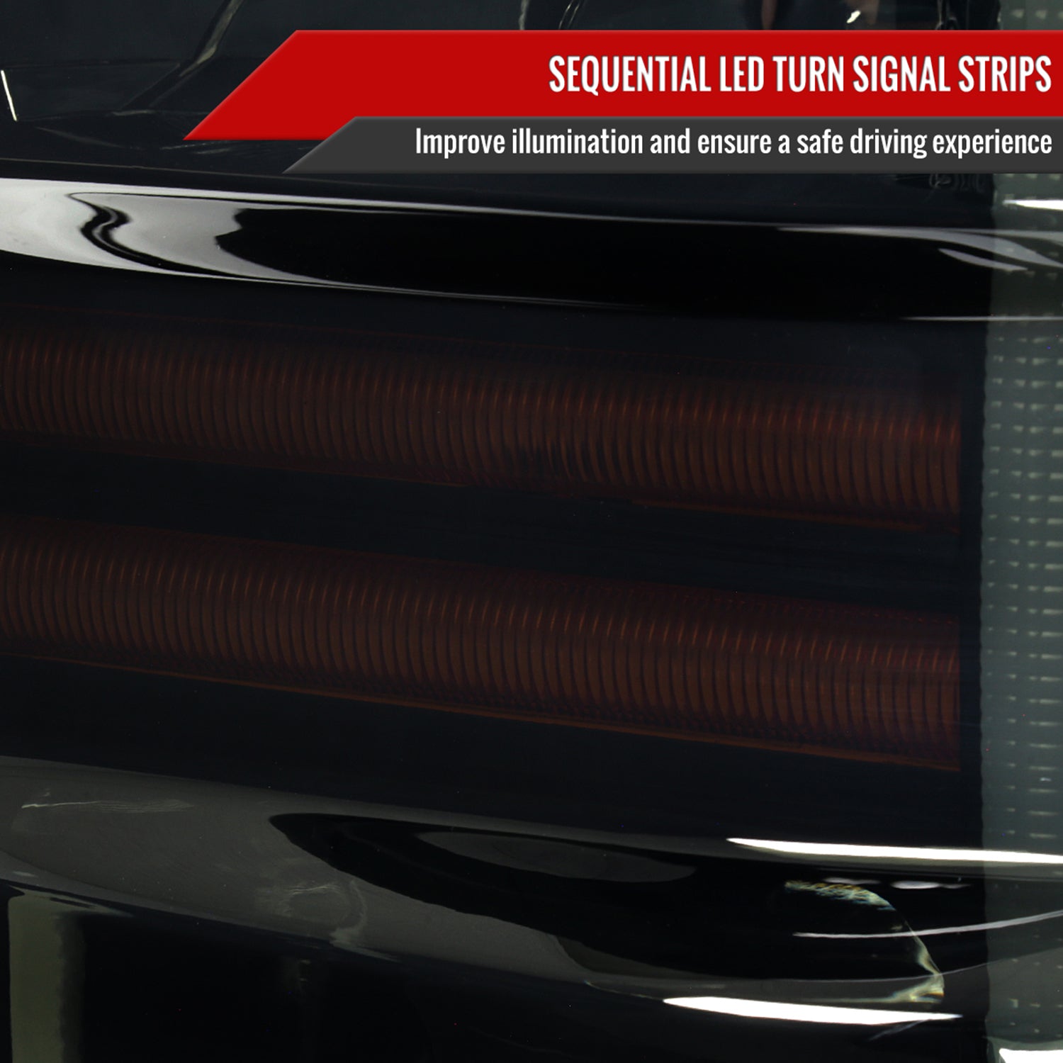 2008-2010 Ford F-250/350/450/550 Super Duty Headlights LED Signal Smoke