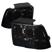 1999-2004 Ford Mustang Tail Lights Chrome Housing/Smoke Lens
