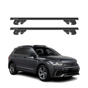 2019-2024 VW Tiguan R-Line Roof Rack Cross Bars Black