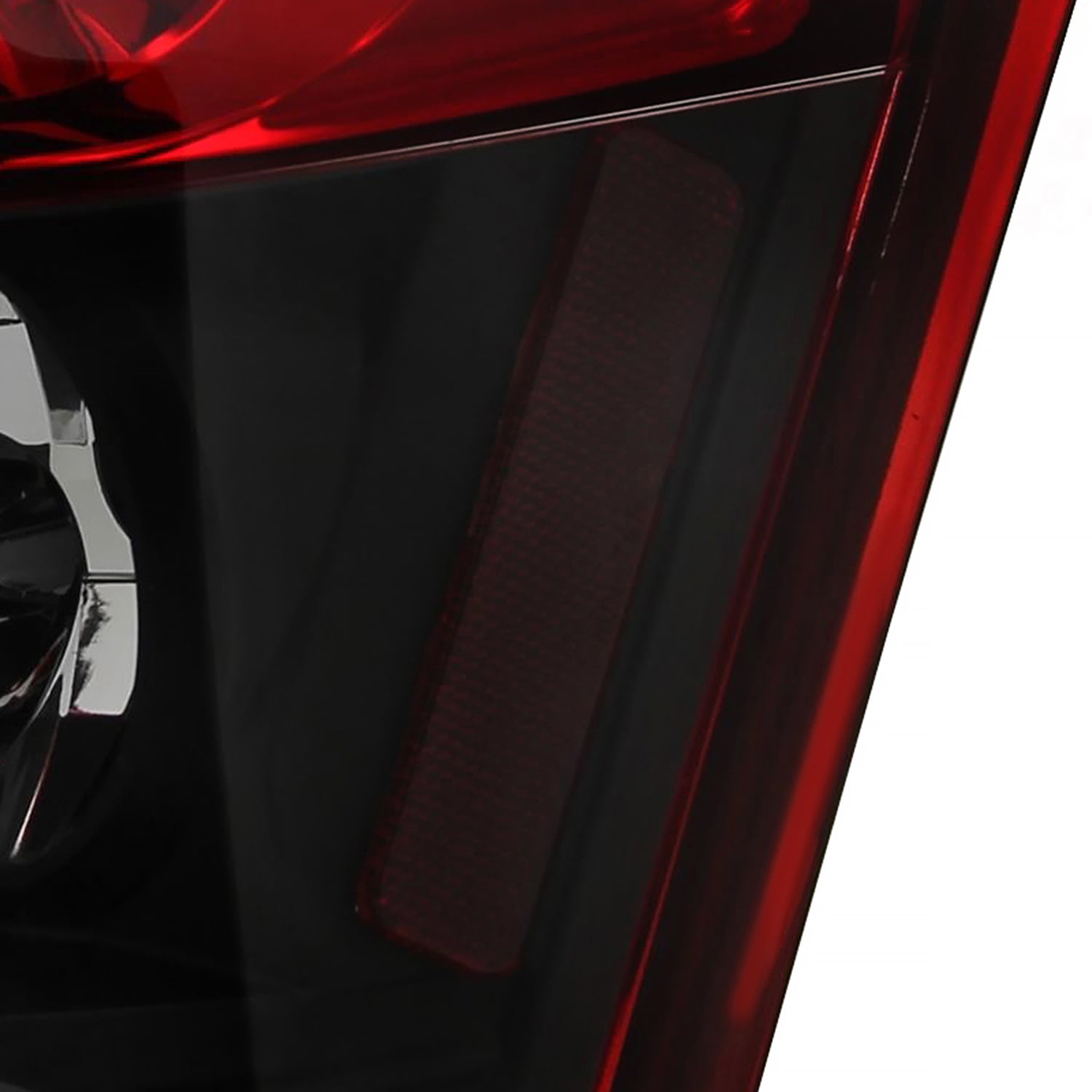 2005-2008 Dodge Magnum Tail Lights Matte Black Housing/Red Clear Lens