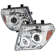 2005-2007 Nissan Pathfinder/ 05-2008 Frontier Dual Halo Headlights Chrome