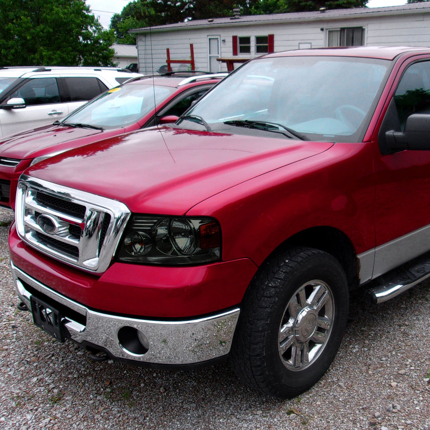 2004-2008 Ford F-150/ Lincoln Mark LT Replacement Headlights Amber & Chrome