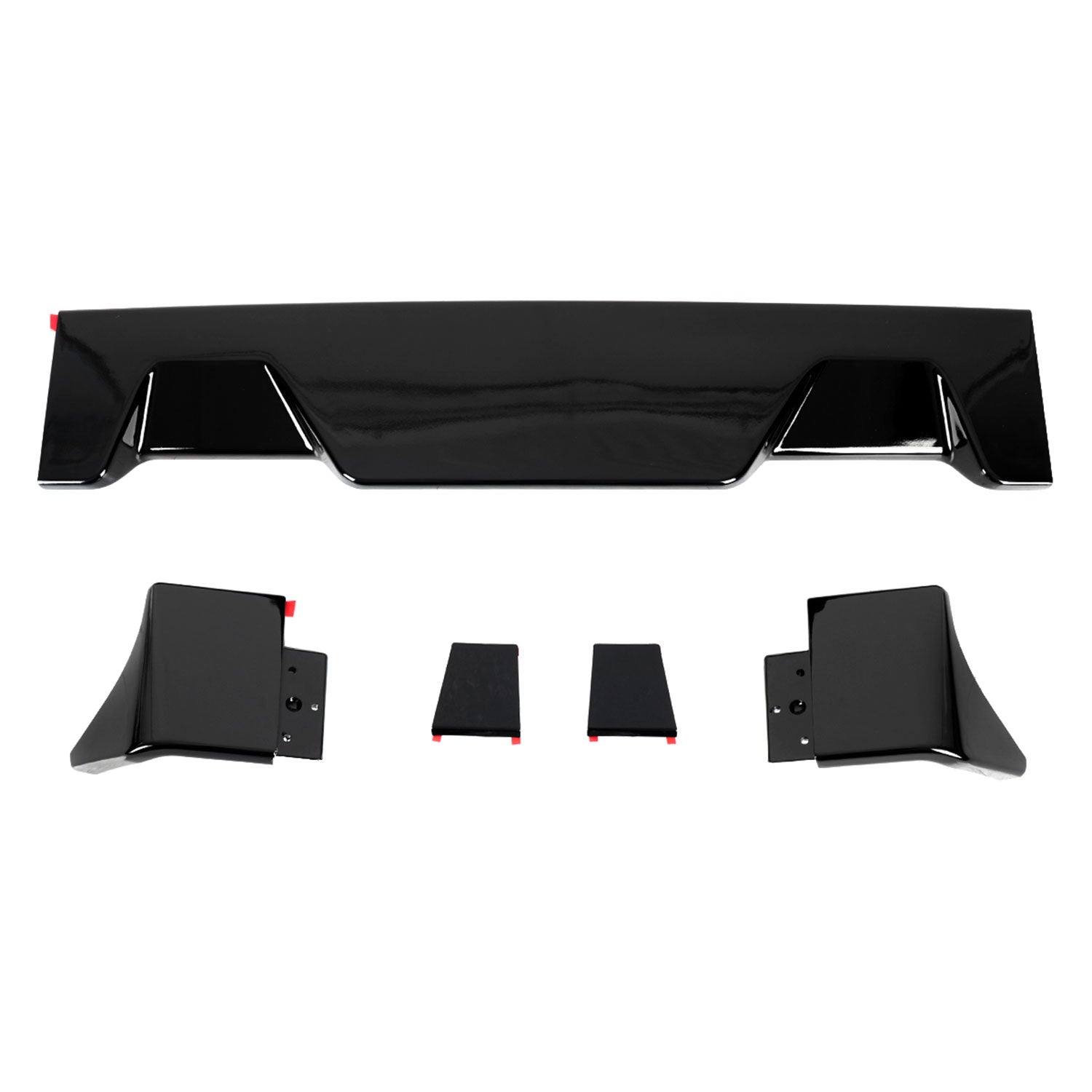 2013-2018 Dodge RAM 1500 Rear Roof Glossy Black Truck Spoiler Wing Kit