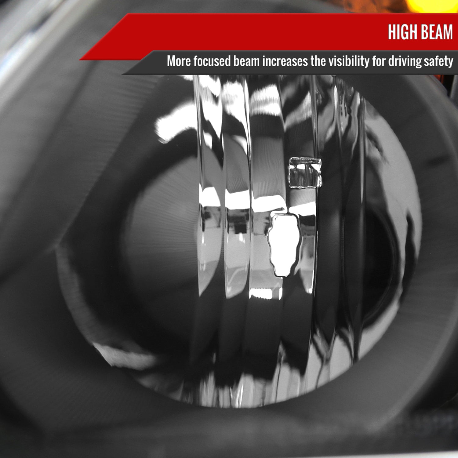 2005-2006 Honda CR-V Factory JP Headlights w/Amber Reflectors Matt Black/Clear