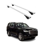2024-2025 Toyota Land Cruiser J250 Roof Rack Cross Bars Carrier Silver
