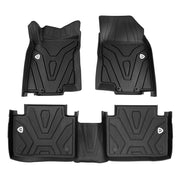 2014-2020 Nissan Rogue All Weather Floor Mats Liner TPE 3Pcs Black