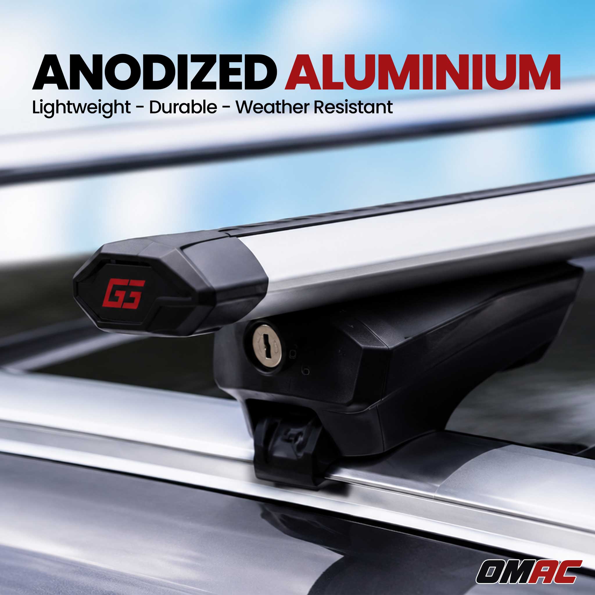 G3 Roof Racks for BMW X5 2014-2018 Aluminium Lockable 2Pcs Gray