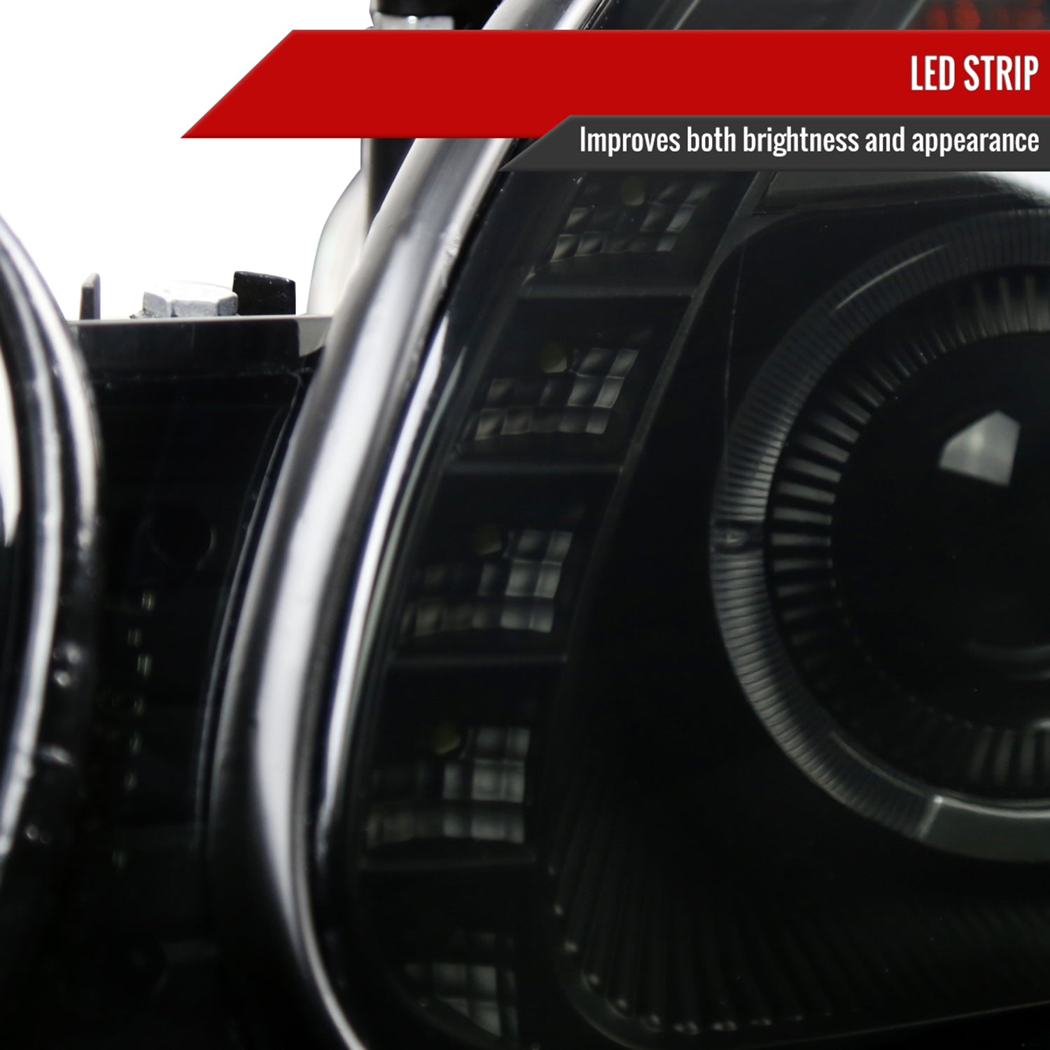 1998-2005 Lexus GS300/GS400/GS430 Halo Projector Headlights LED Light Smoke