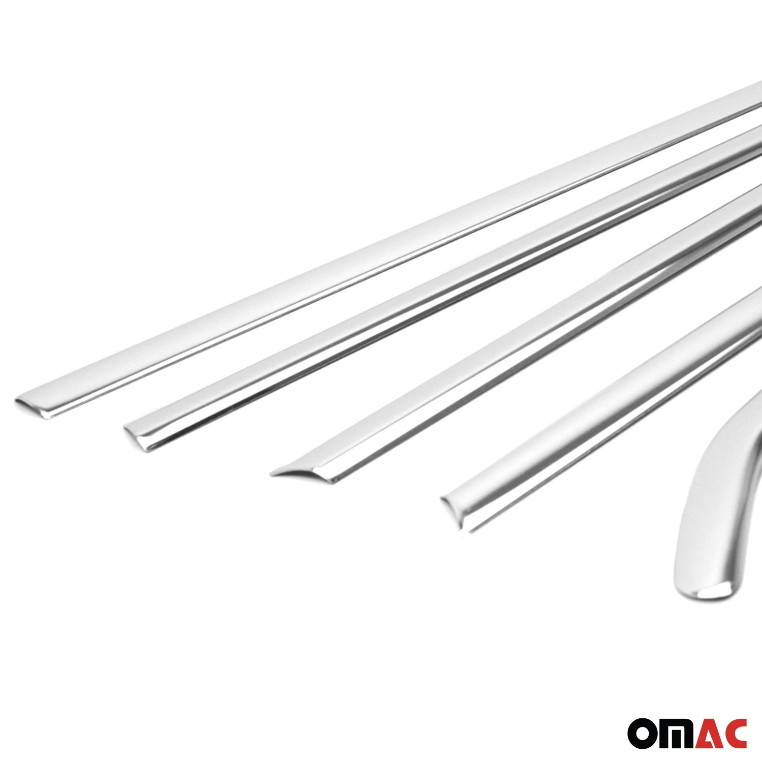 2012-2018 Ford Focus Sedan Window Molding Trim Streamer Stainless Steel