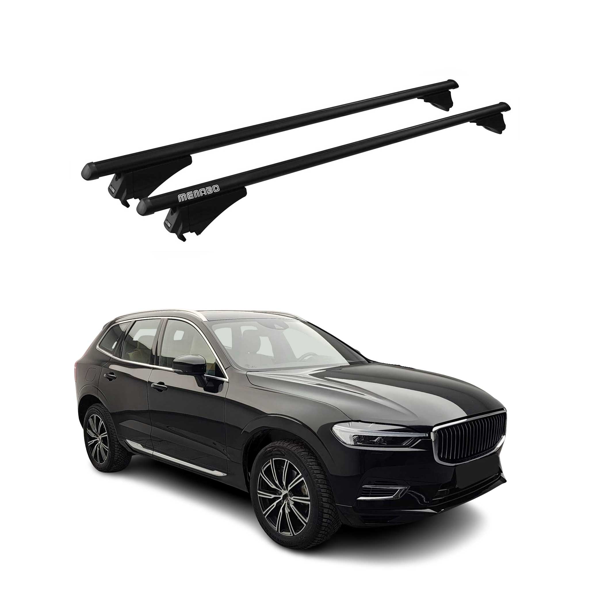 2018-2026 Volvo XC60 Roof Rack Cross Bars Black