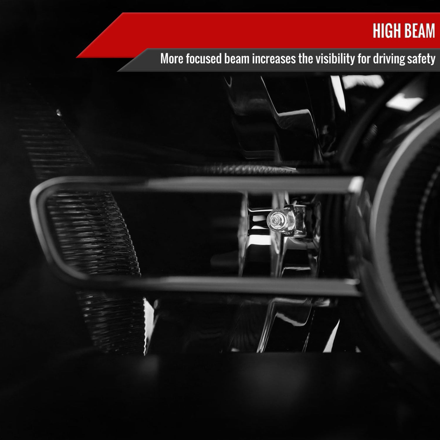 2009-2018 Dodge RAM 1500 / RAM 2500 3500 LED Bar Headlights Smoke