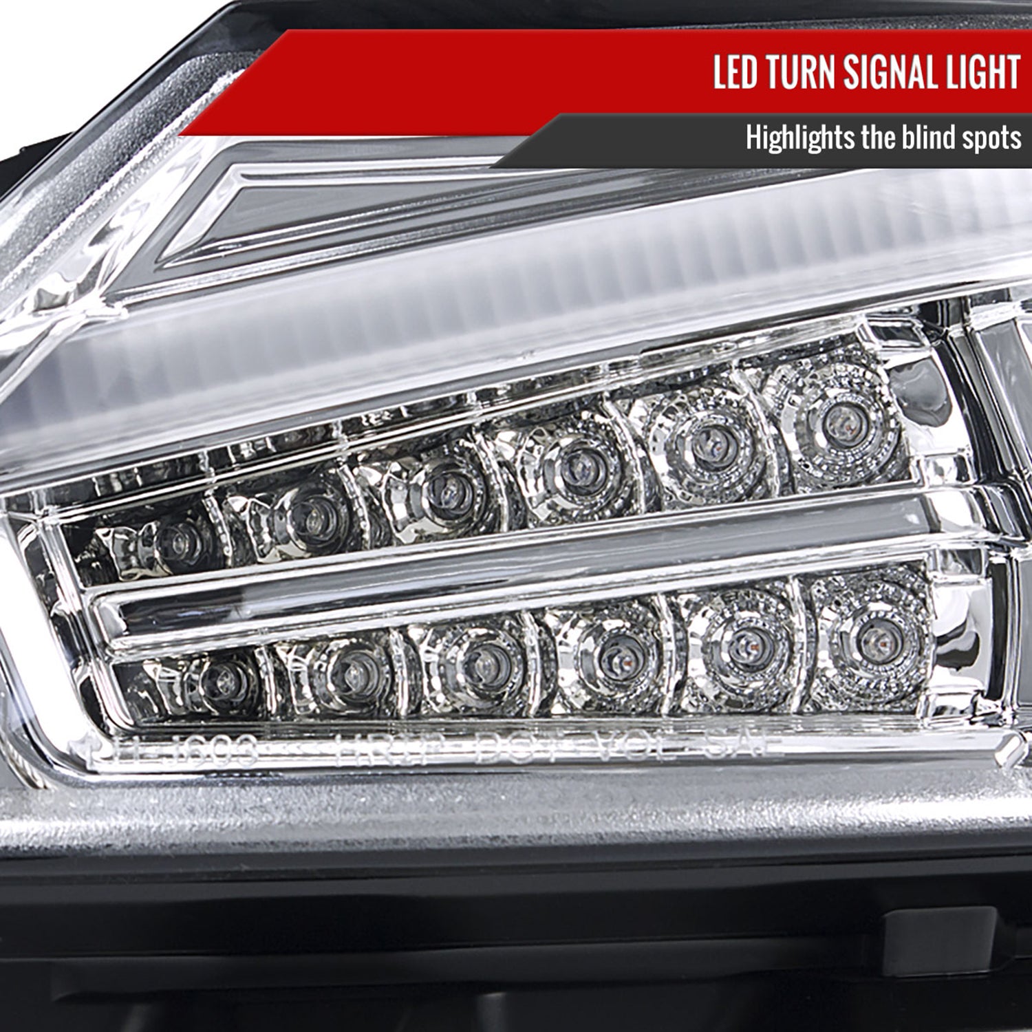 2011-2013 Scion tC LED Bar Projector Headlights LED Turn Signal Lights Chrome