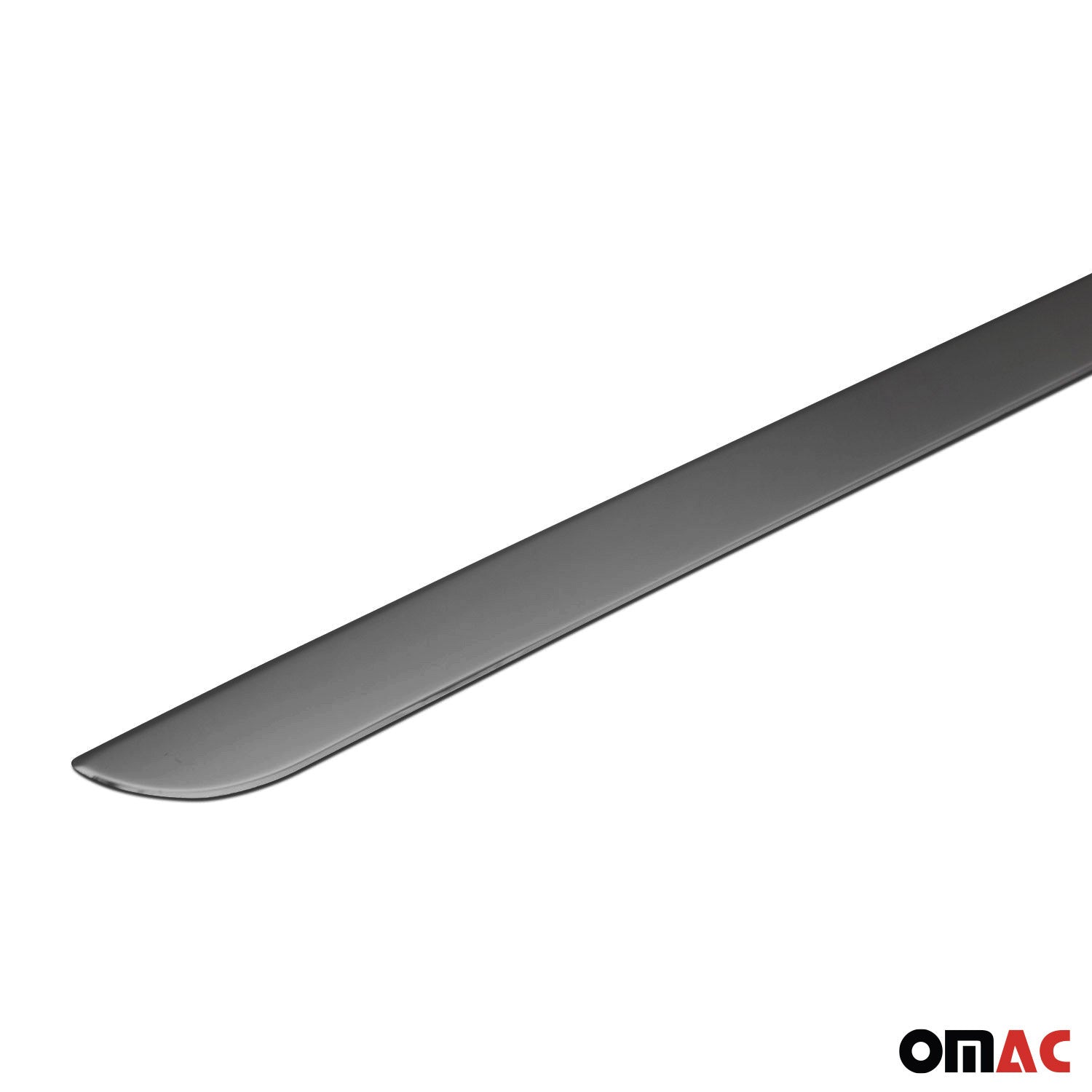 2007-2015 Smart ForTwo Rear Trunk Molding Trim Stainless Steel Dark 1Pc