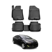 2011-2016 Hyundai Elantra Floor Mats Liners Full Set All Weather Black