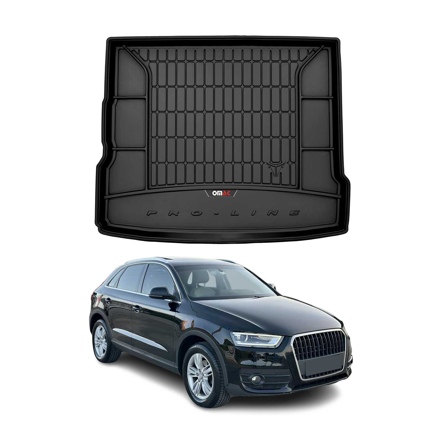 2013-2018 Audi Q3 Premium Cargo Liner Trunk Mat All Weather Heavy Duty Upper Trunk