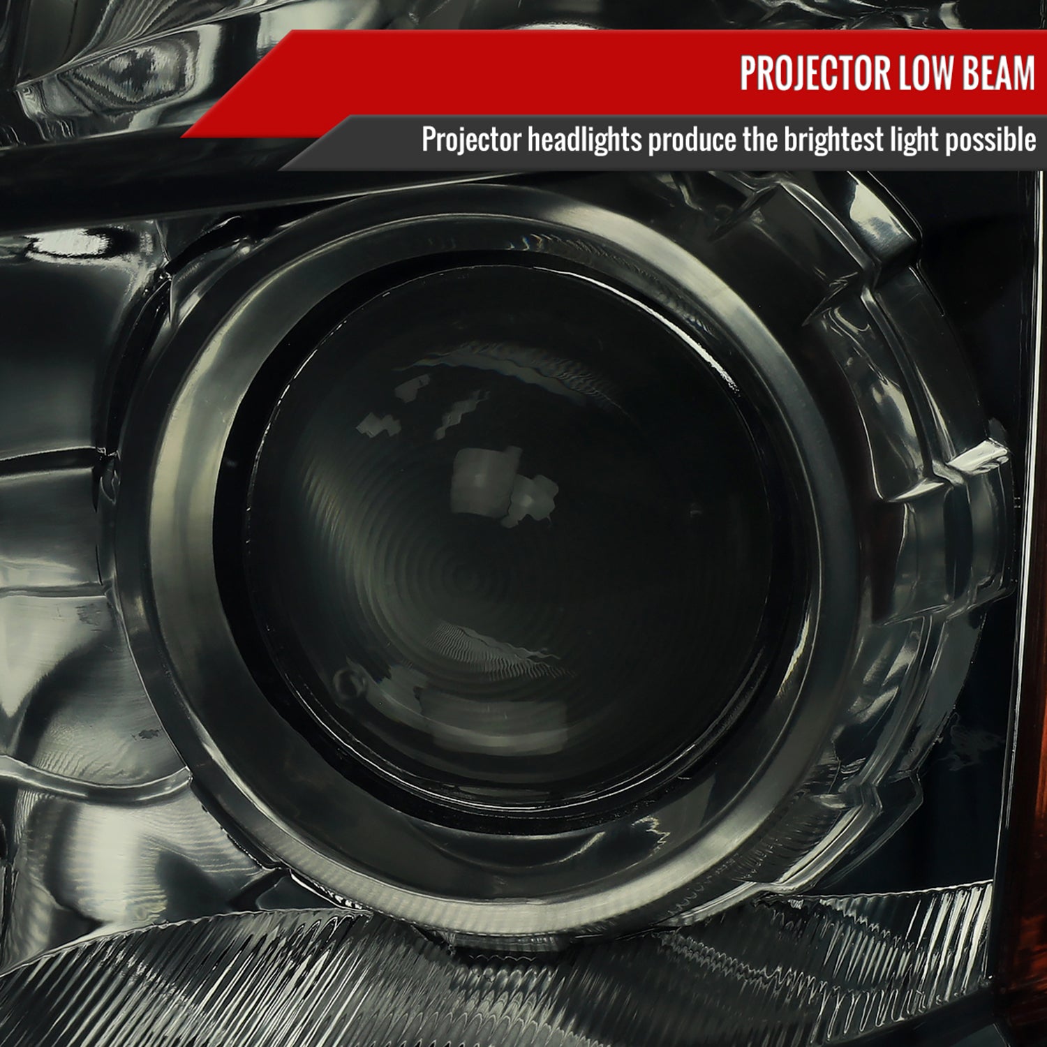 2006-2008 Honda Pilot Projector Style Headlights Chrome Housing/Smoke Lens