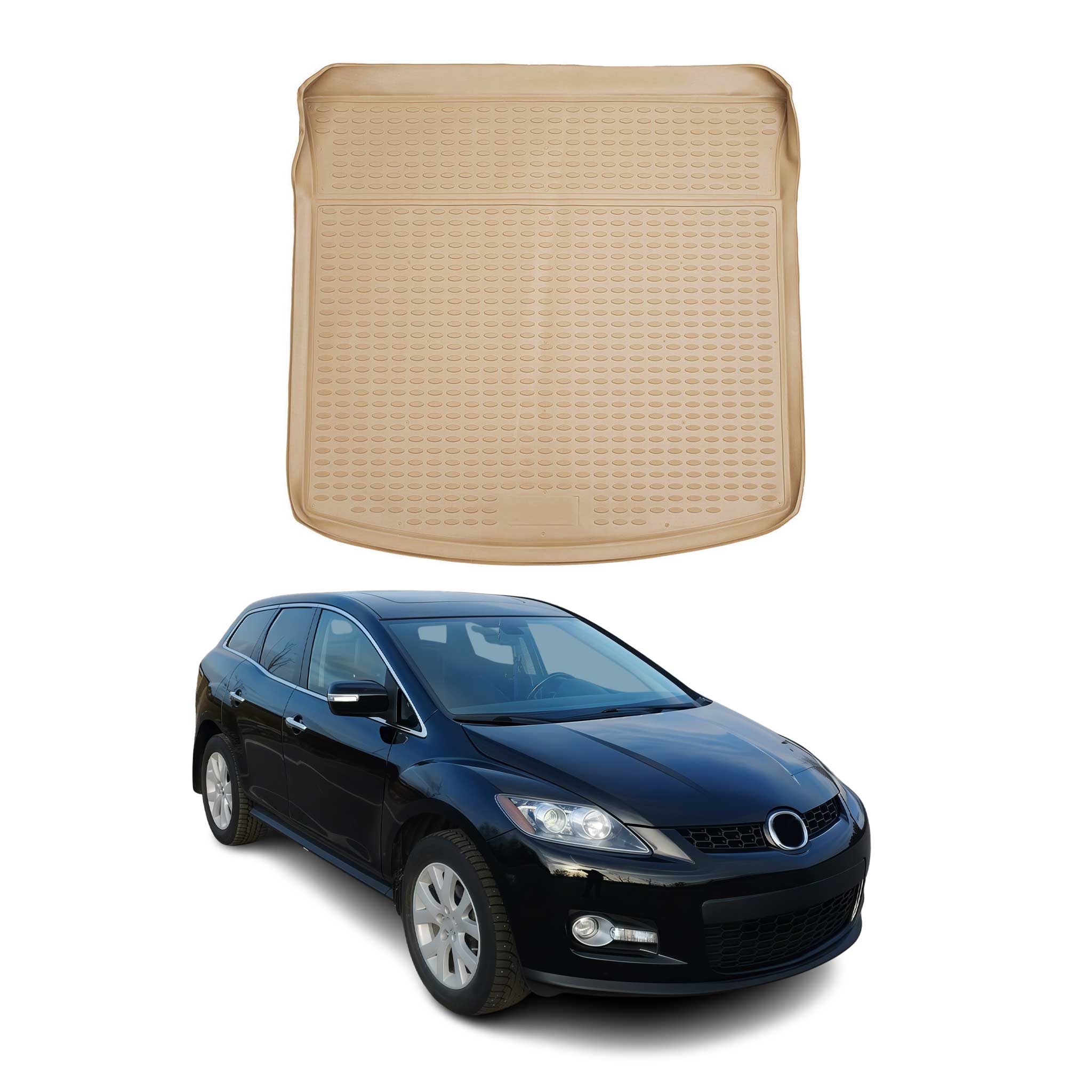 2007-2012 Mazda CX-7 Cargo Liner Trunk Mat All Weather Beige