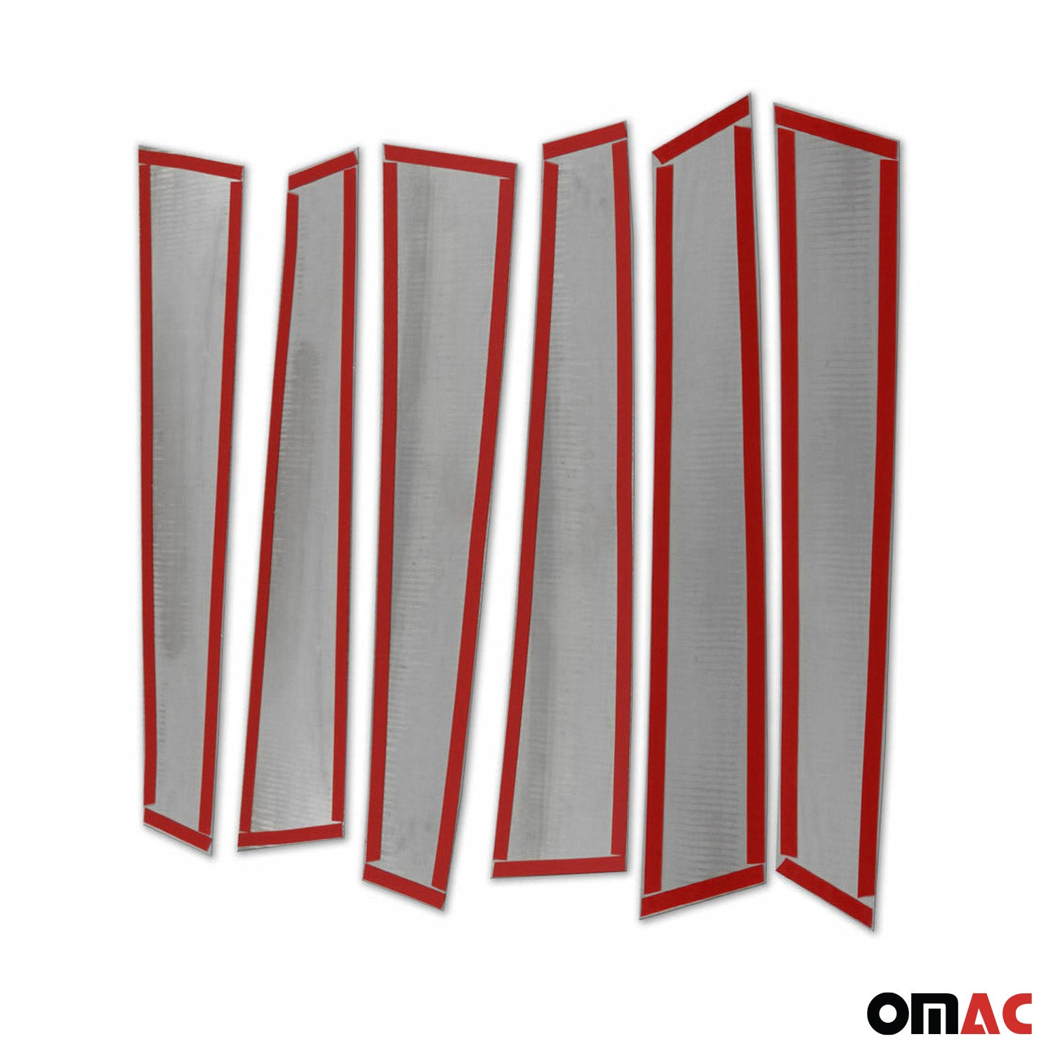 2014-2017 Land Rover Range Rover Sport Window B Pillar Posts Door Trim Stainless Steel