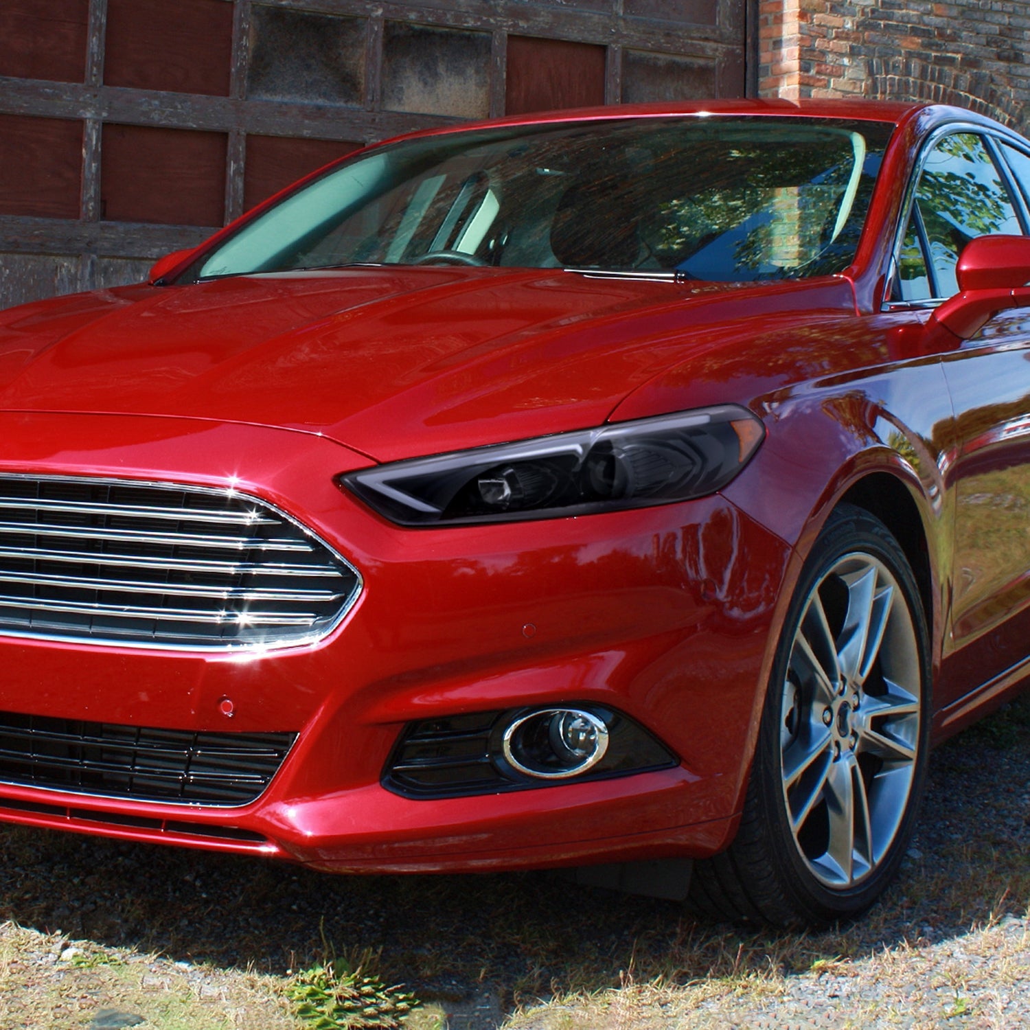 2013-2016 Ford Fusion Sequential Turn Signal Projector Headlights Smoke