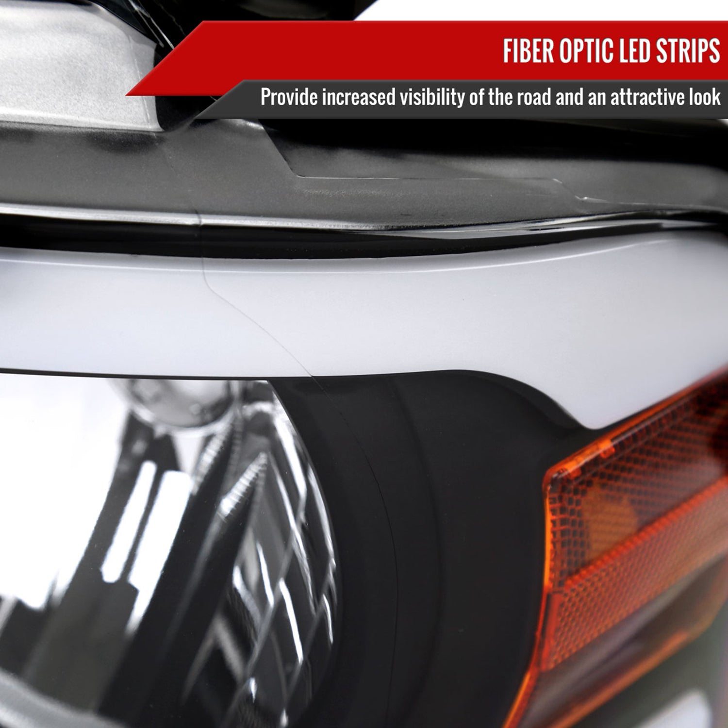 2004-2008 Ford F-150/ 2006-2008 Lincoln Mark LT LED Factory Headlights Black