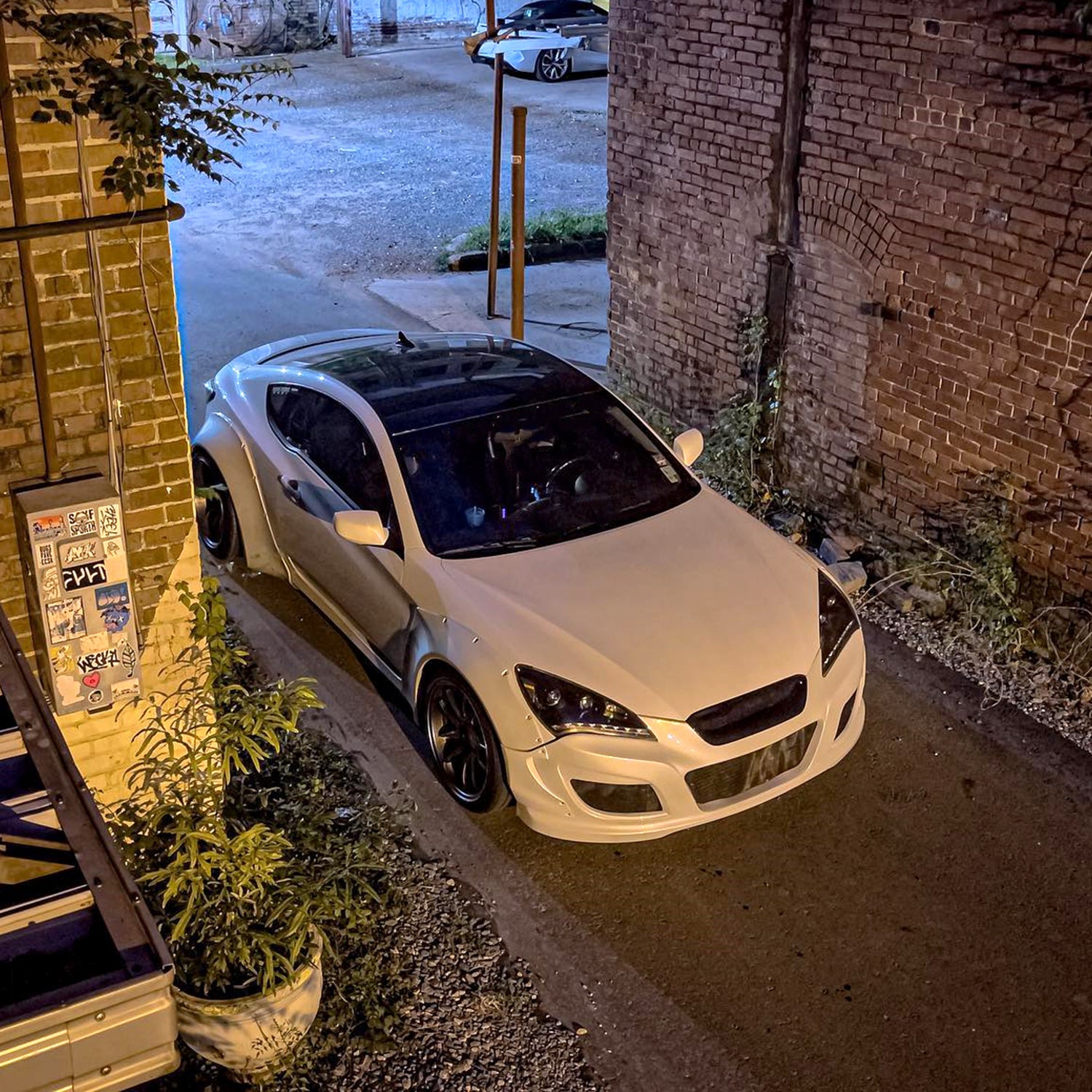 2010-2012 Hyundai Genesis Coupe Projector Headlights SMD LED Light Jet Black