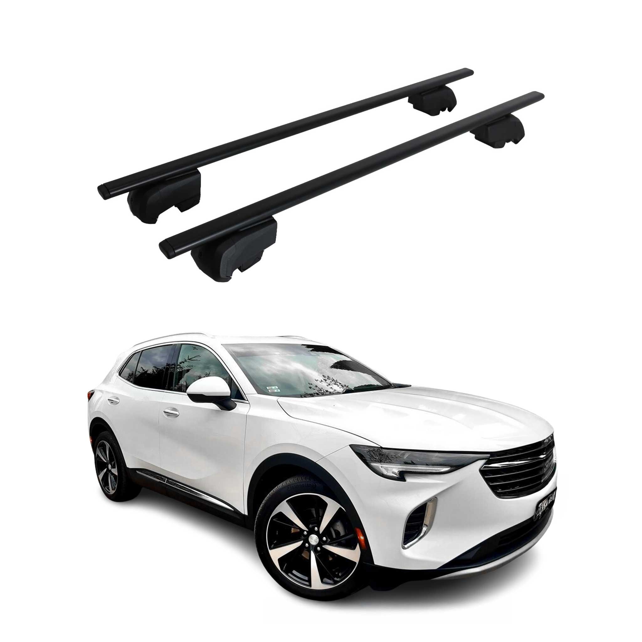 2021-2024 Buick Envision Roof Rack Cross Bars Black