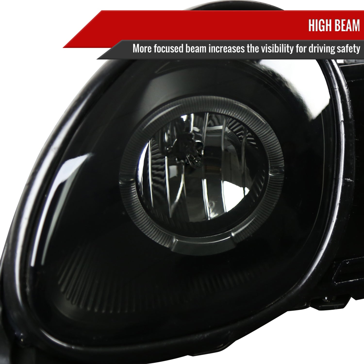 1998-2005 Lexus GS300/GS400/GS430 Halo Projector Headlights LED Light Smoke