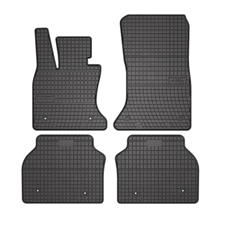 2010-2017 BMW 5 Series GT F07 Floor Mats Liners Full Set All Weather Rubber Black