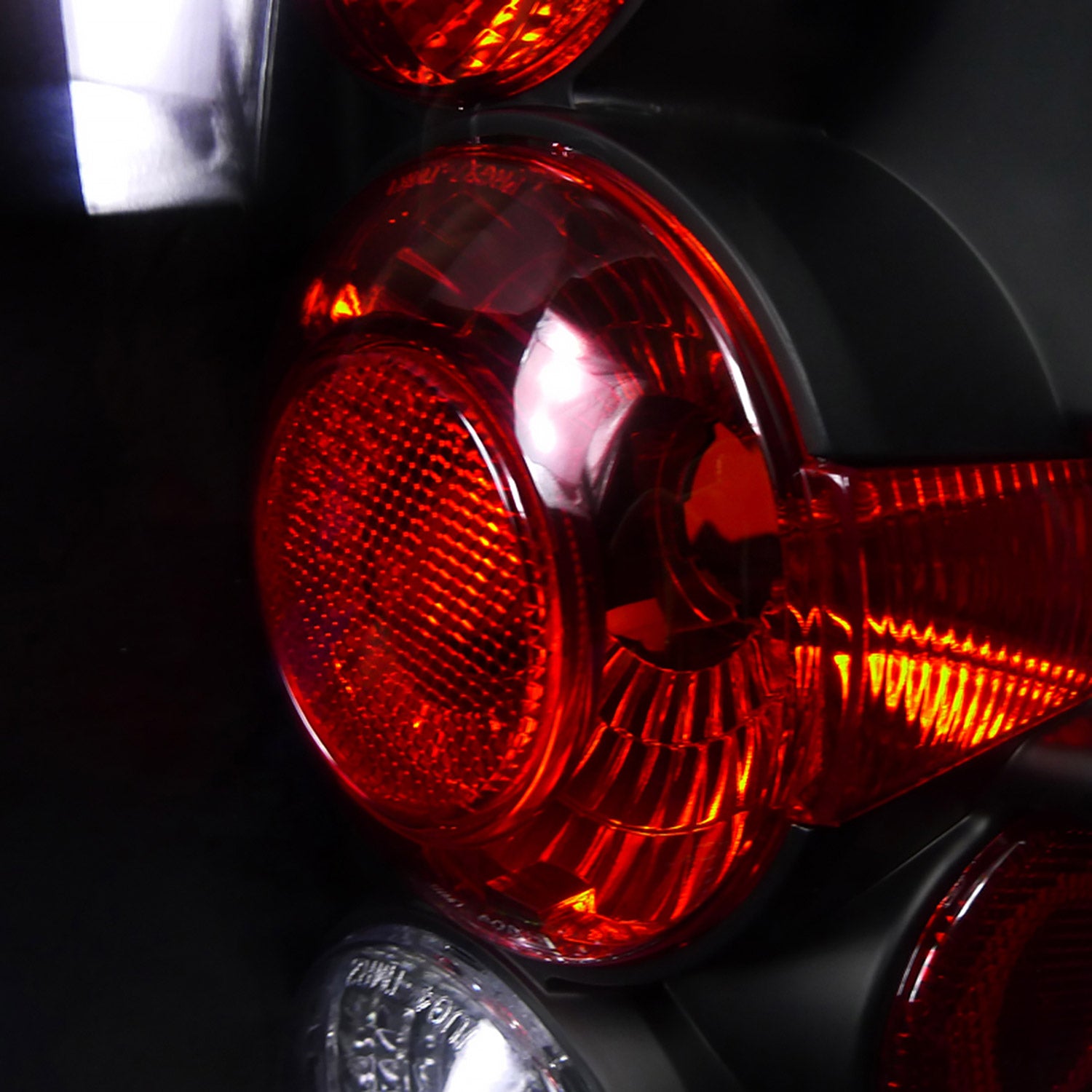 2005-2008 Toyota Tacoma Tail Lights Matte Black Housing/Clear Lens