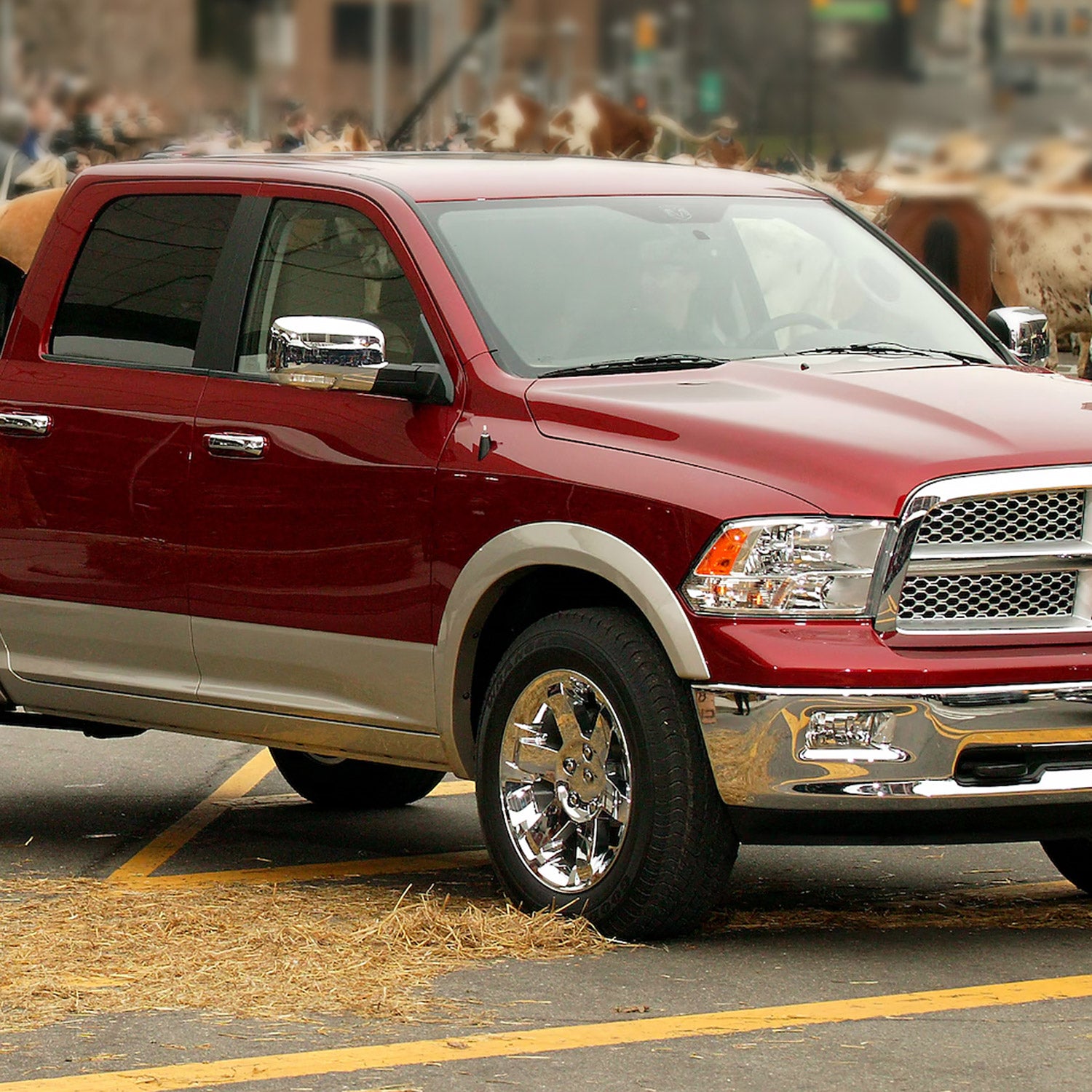 2013-2019 Dodge RAM Chrome Auto-Fold&Heated Side Mirror Turn Signal Passenger