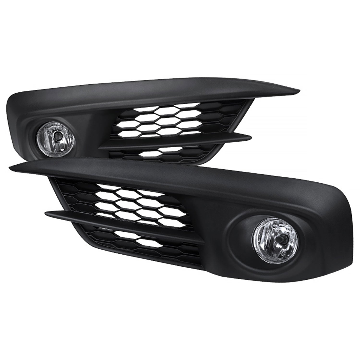 2016-2017 Honda Civic Coupe/Sedan H11 Fog Lights Kit Chrome/Clear Lens