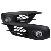 2016-2017 Honda Civic Coupe/Sedan H11 Fog Lights Kit Chrome/Clear Lens