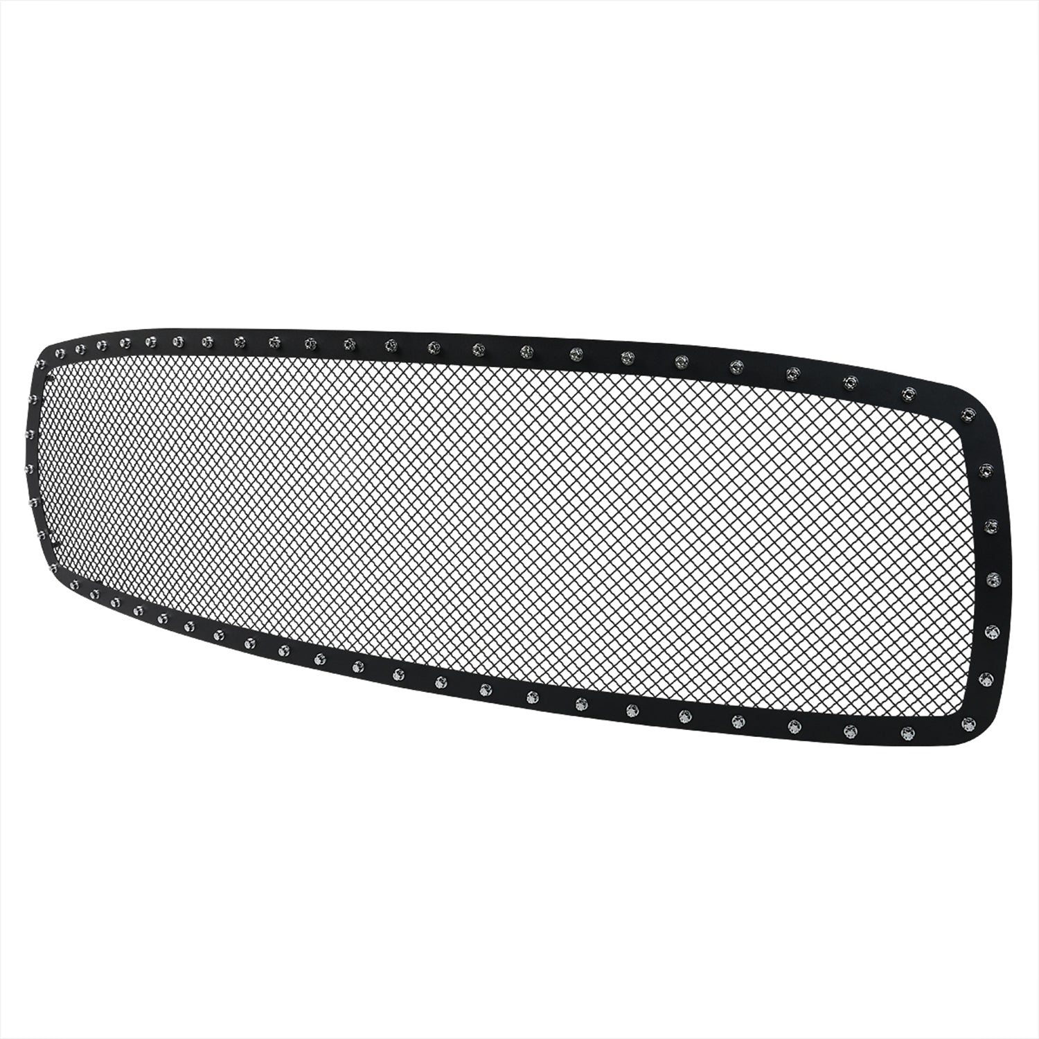 2002-2005 Dodge RAM 1500/2500/3500 Rivet Style Black Steel Mesh Grille Insert