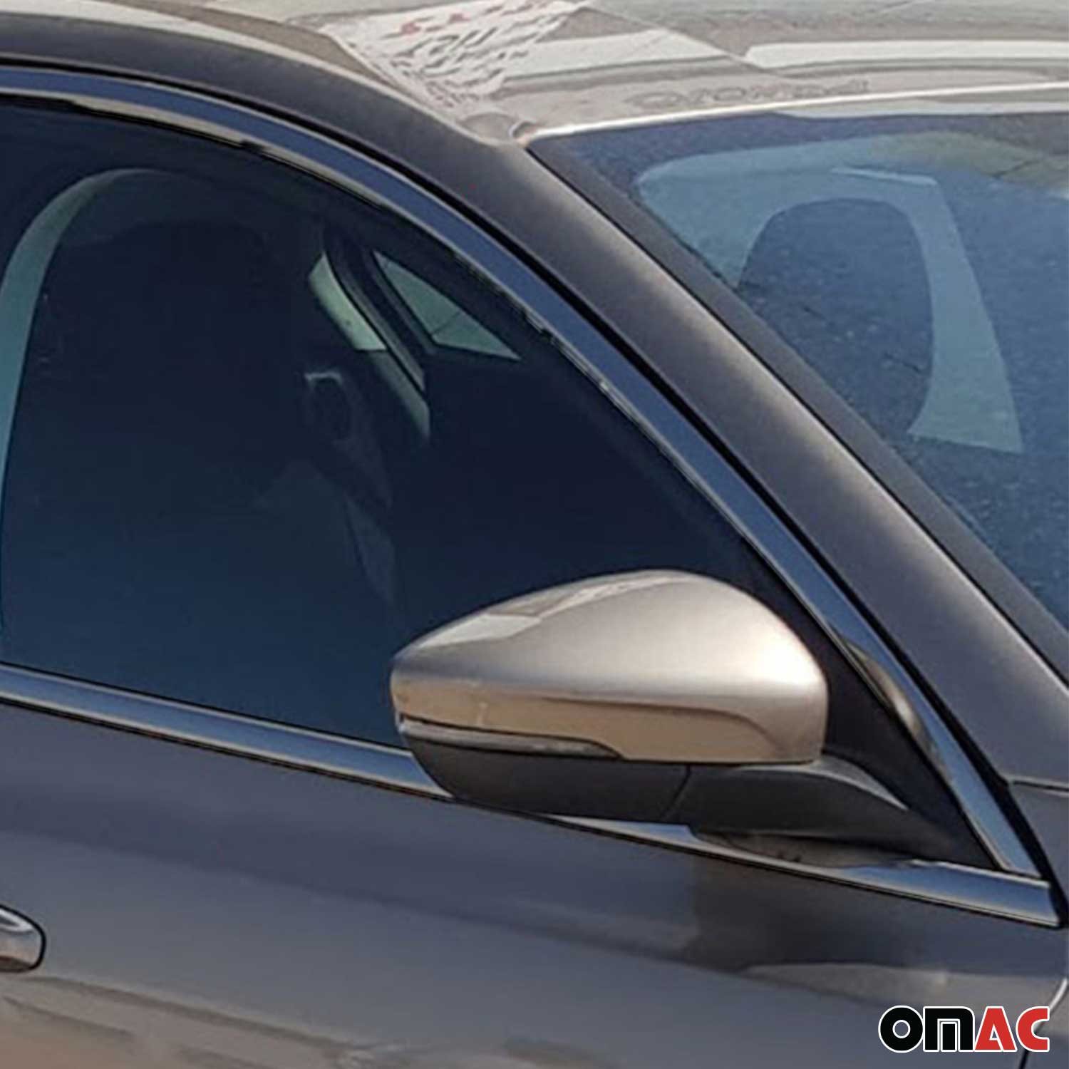 2018-2024 Ford Focus Window Molding Trim Streamer Stainless Steel Dark 8Pcs