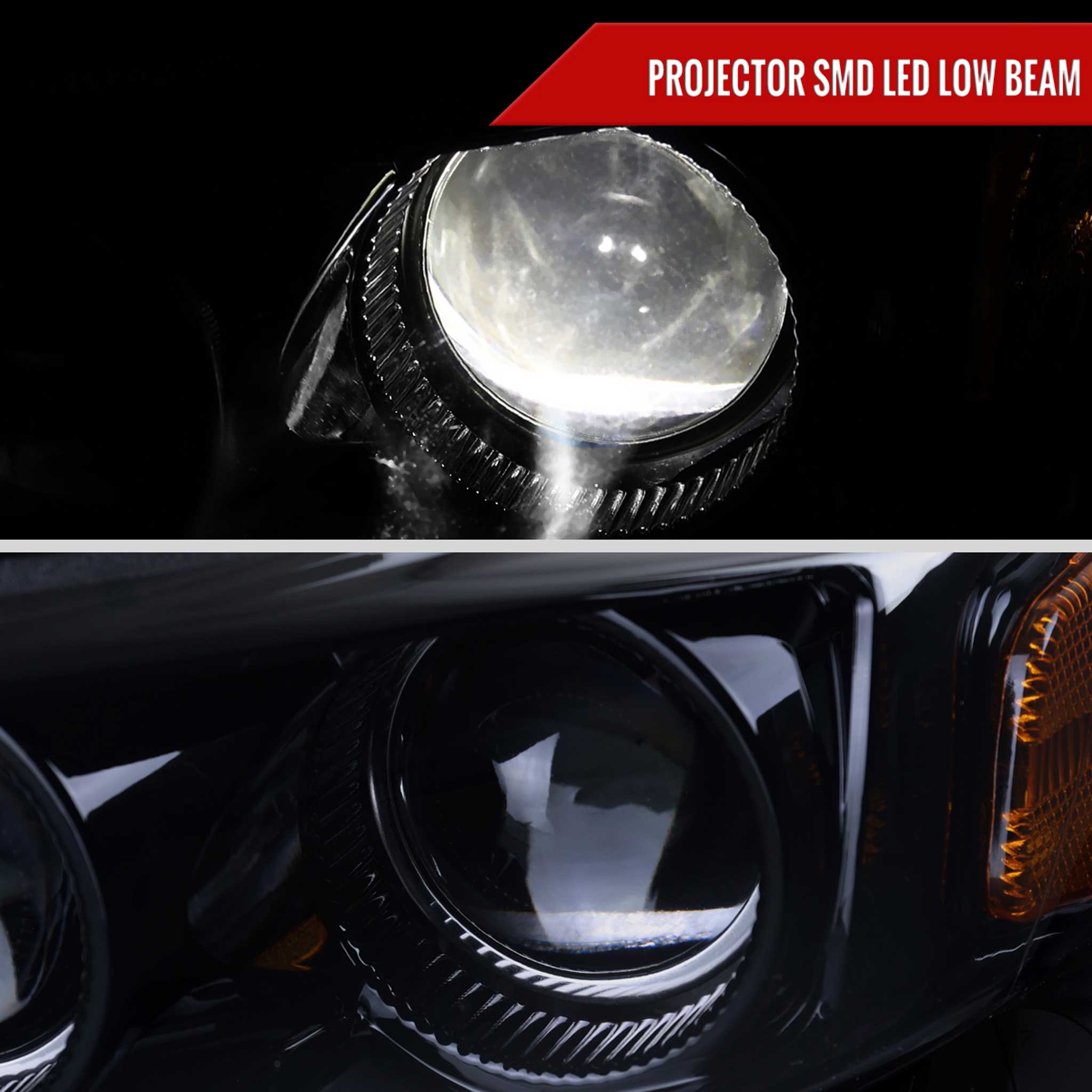For Lexus IS250 IS350 2014-2016 Full LED Project healight Black Houing Smoked lens