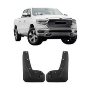 2019-2026 RAM 1500 2500 Pickup Front Mud Guards Splash Mud Flaps Black Front 2 Pcs