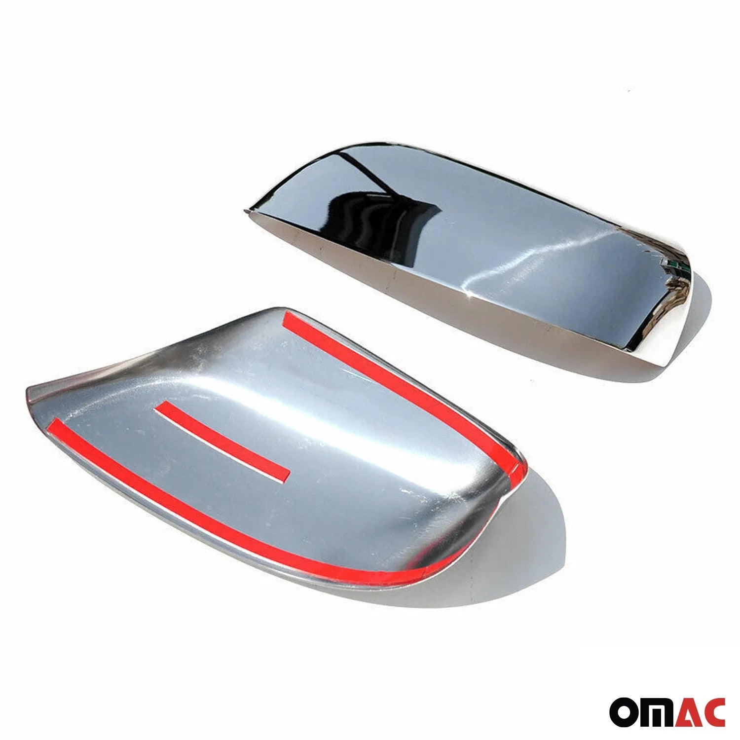 2010-2013 Lexus GX 460 Side Mirror Cover Caps Stainless Steel Silver 2 Pcs