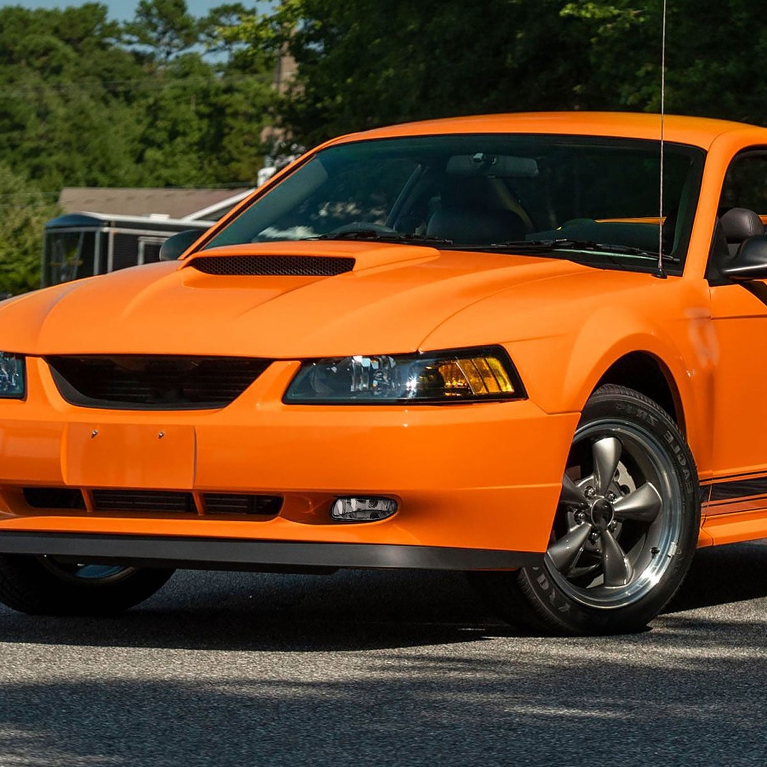 1999-2004 Ford Mustang 899 Fog Lights Kit Switch & Wiring Harness Chrome/Clear