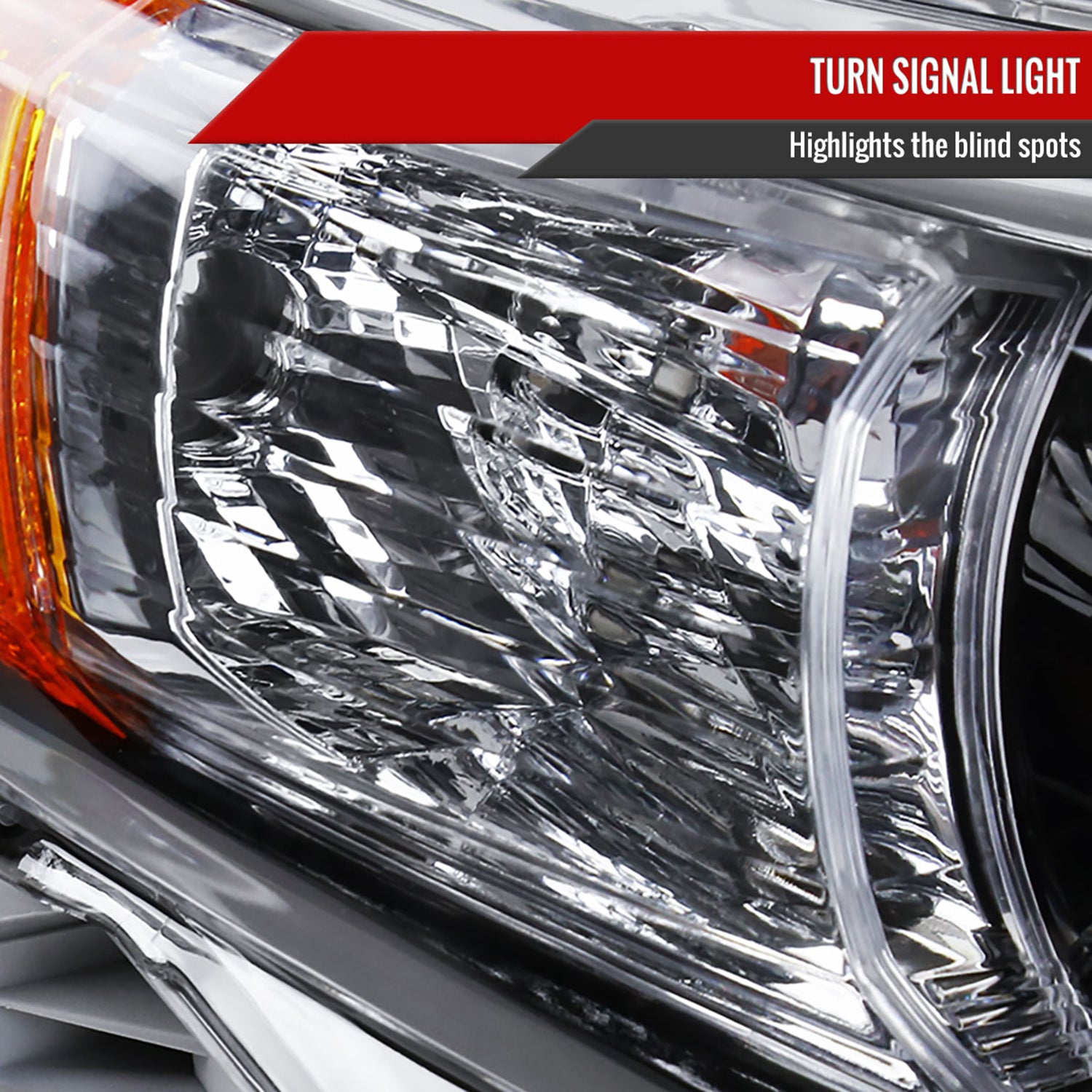 2012-2014 Toyota Camry Projector Headlight Amber Reflector Passenger Side