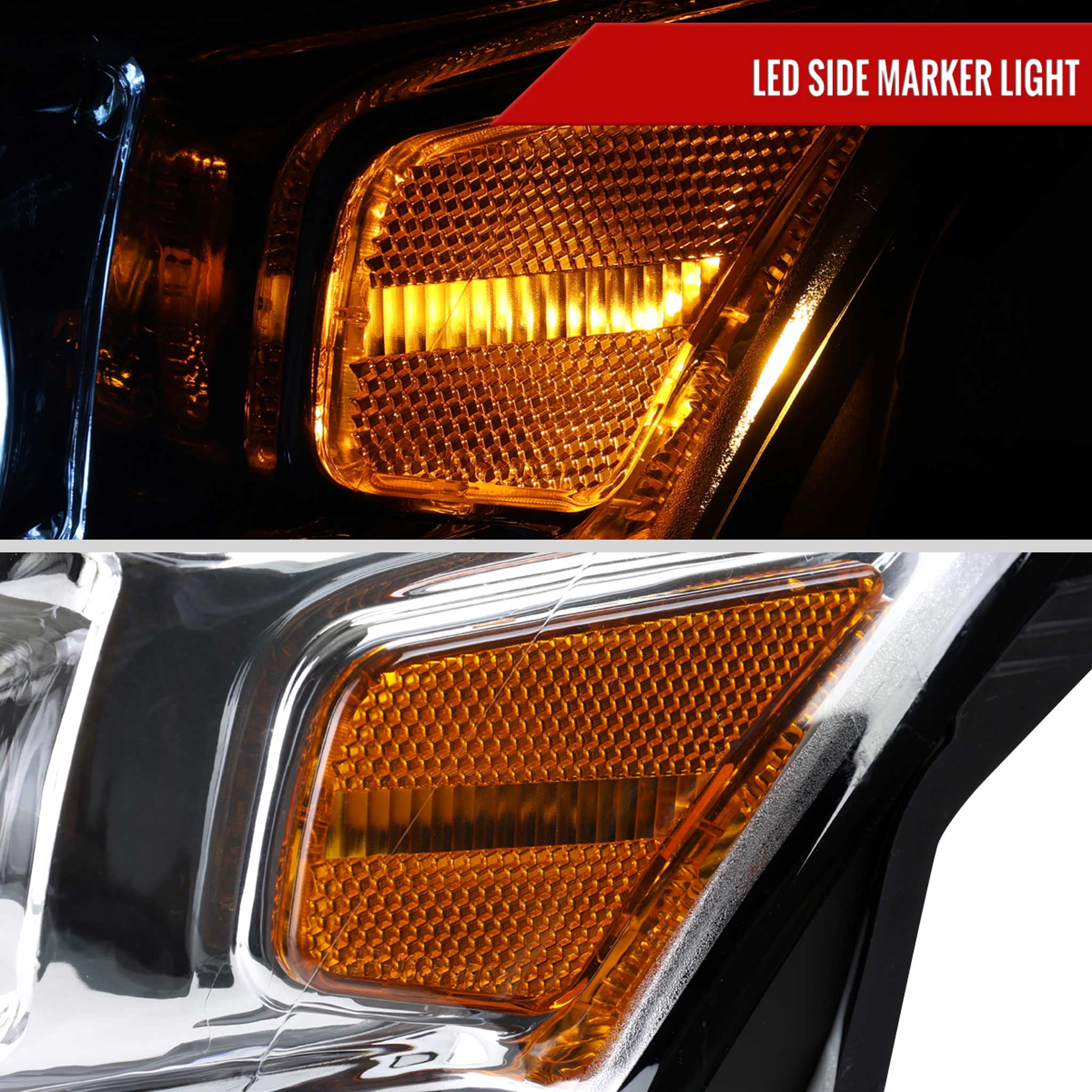 For Lexus IS250 IS350 2014-2016 Full LED Project healight Chrome Housing Clear lens