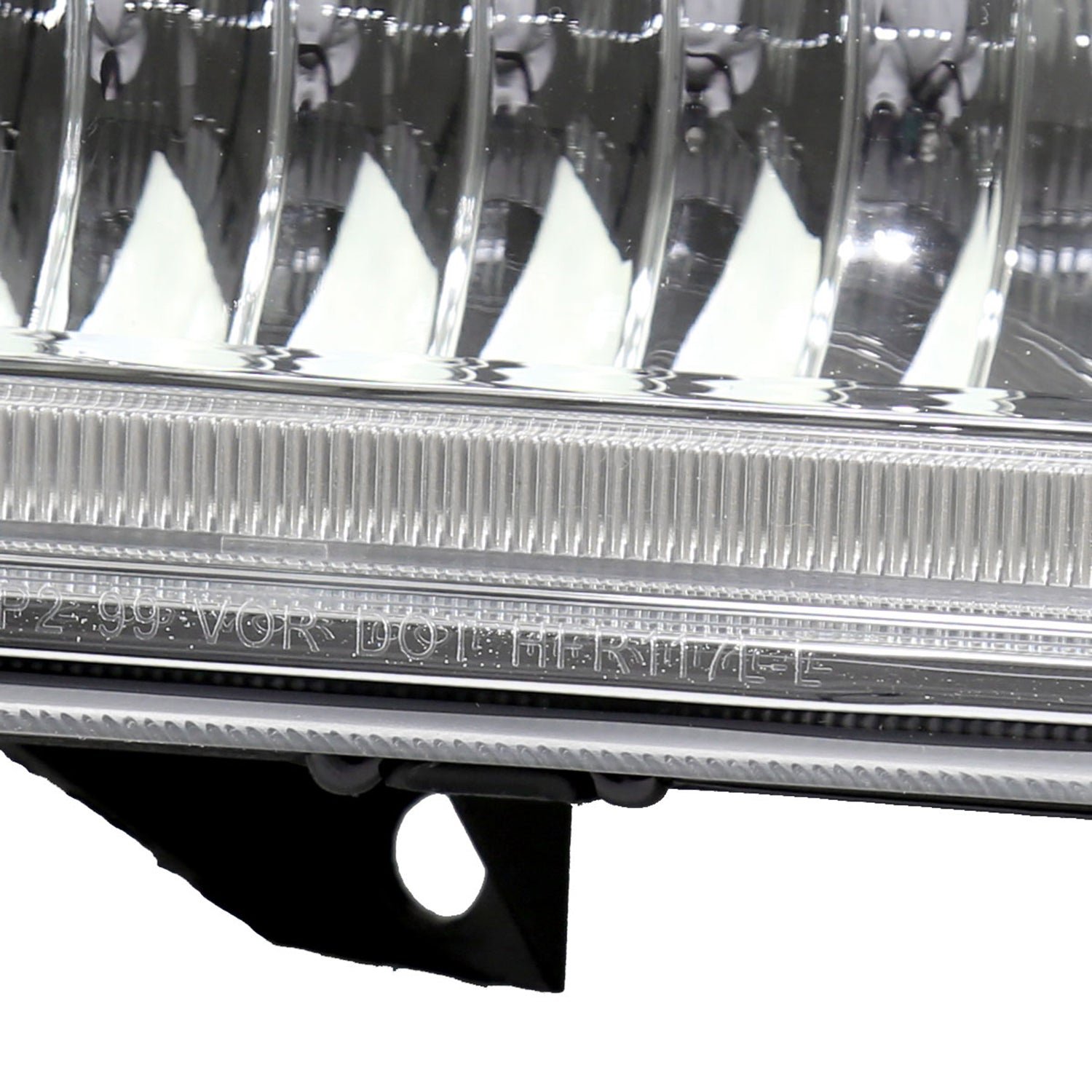 1999-2004 Ford F-250/350/450/550/Excursion Headlights Dual LED C-Bar Chrome