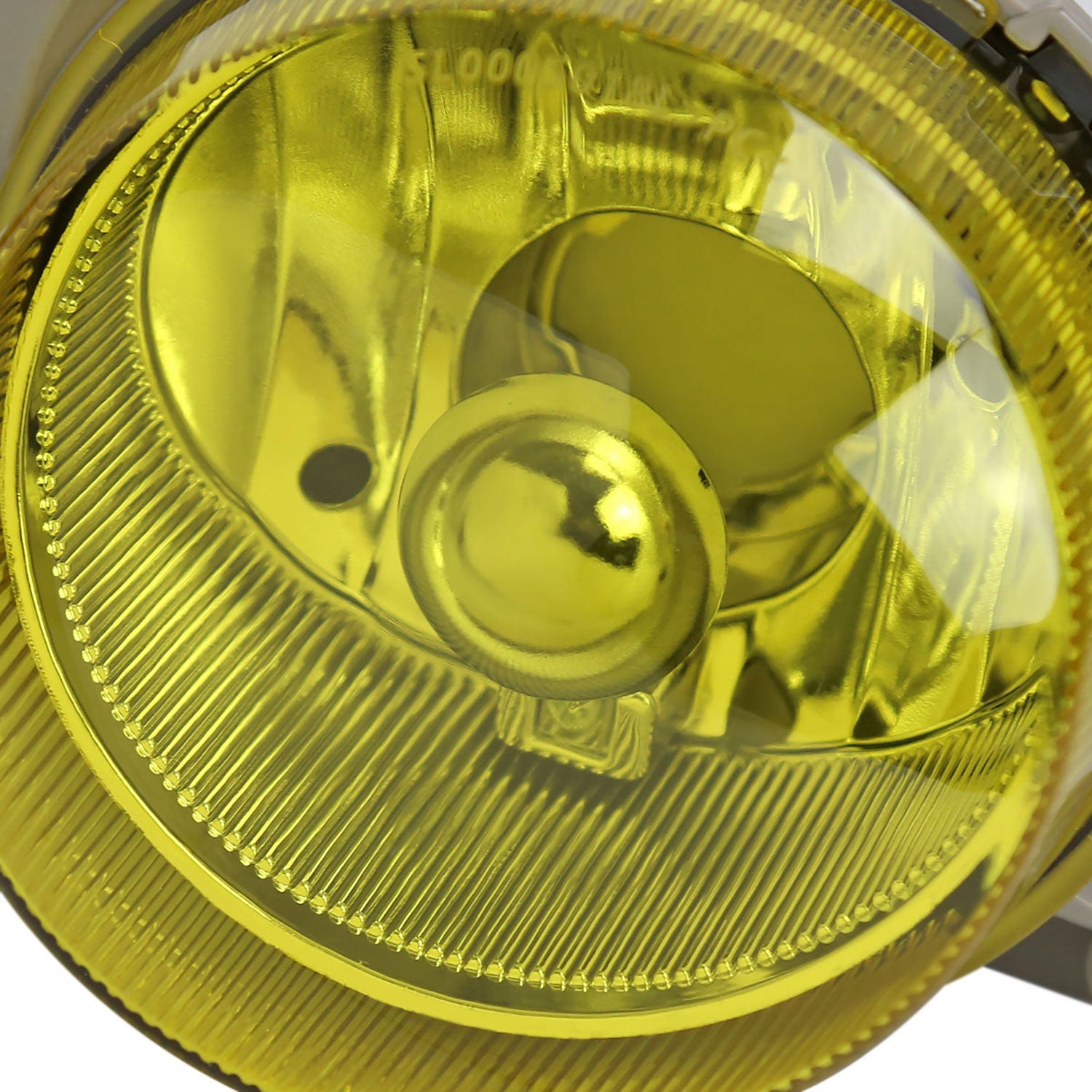 1993-1997 Honda Civic Del Sol Fog Lights Chrome Housing/Yellow Lens