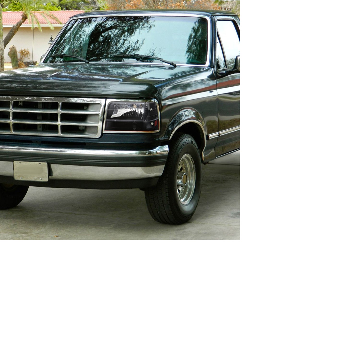 1992-1996 Ford F-150/250/F350/Bronco Factory Headlights Bumper&Corner Lights