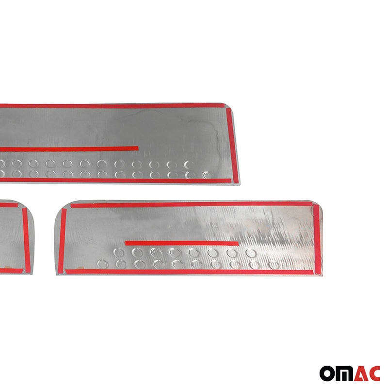 2006-2013 Mercedes Sprinter W906 Door Sill Scuff Plate Scratch Steel 3 Pcs